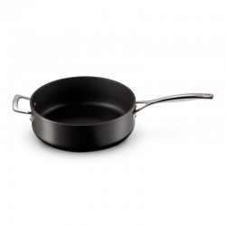 Non-Stick Sauté Pan with Helper Handle 26cm Black - Le Creuset