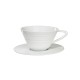 Cappucchino Cup with Saucer Ø9,5cm - Mood White - Asa Selection ASA SELECTION ASA14003025