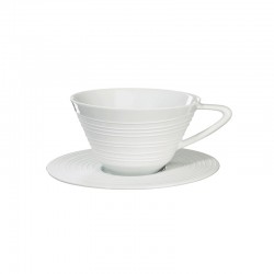 Chávena Capuccino com Pires Ø9,5cm - Mood Branco - Asa Selection ASA SELECTION ASA14003025