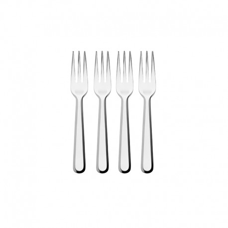 Set of 4 Hors-d'oeuvre Forks - Amici - Alessi ALESSI ALESBG02/34S4