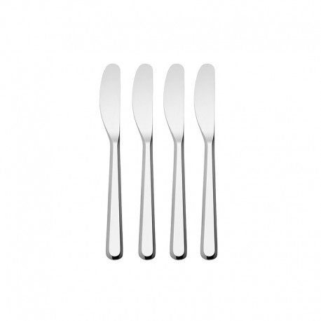 Set of 4 Butter Knives - Amici - Alessi ALESSI ALESBG02/37S4