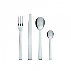 4-Piece Cutlery Set - Santiago Steel - Alessi