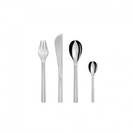 Cutlery Set 4 Pieces - Colombina Steel - Alessi ALESSI ALESFM06S4