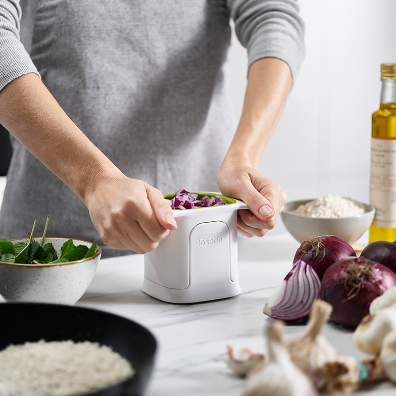 Vegetable Chopper Chopcup White Joseph Joseph