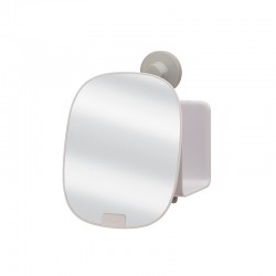 Compact Shower Shelf with Adjustable Mirror - Easystore White - Joseph Joseph