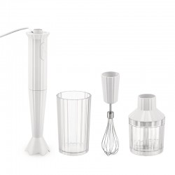 Hand Blender with Accessories White - Plissé - Alessi
