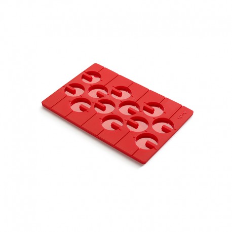 Molde de Silicona para Piruletas en 3D Rojo - Lekue LEKUE LK0212400R01M017