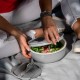 Salad Box with Cutlery 1,3lt Grey - Re-Generation - Guzzini GUZZINI GZ05460033