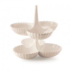 Set of 2 Hors D'Oeuvres Dish Milk White - Tiffany - Guzzini