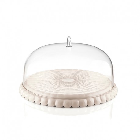 Prato Pequeno para Bolo com Campânula Branco Leite - Tiffany - Guzzini GUZZINI GZ199501156