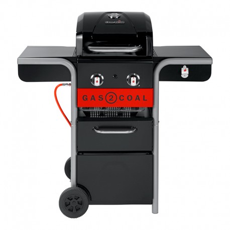 Hybrid Barbecue 2 Burners - Gas2Coal 2.0 210 - Charbroil CHARBROIL CB140924