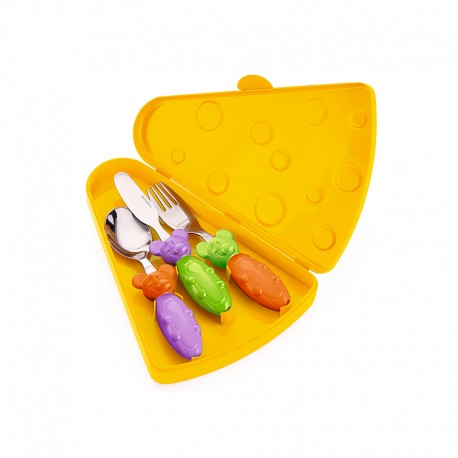 Set de 3 Cubiertos con Estuche Tip Top Tap - Bimbi Surtido - Guzzini GUZZINI GZ07510052