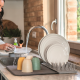 Dish Drainer with Mat Grey - Dry&Safe - Guzzini GUZZINI GZ18580033