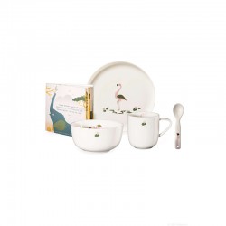 Set of 5 Pcs Tableware Fiona Flamingo - Kids - Asa Selection