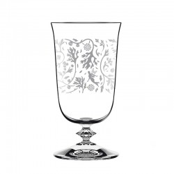 Set of 6 Glasses - Wormwood Alto-Ball Pattern Clear - Italesse