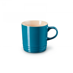 Chávena Metallics em Cerâmica de Grés 350ml Deep Teal - Le Creuset