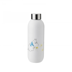 Botella de Agua 750ml Keep Cool Frost - Moomin Blanco - Stelton