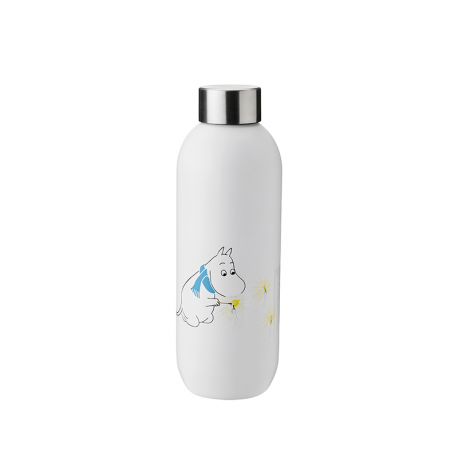 Garrafa de Água 750ml Keep Cool Frost - Moomin Branco - Stelton STELTON STT1372-6