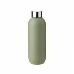Vacuum Insulated Bottle 600ml Army - Keep Cool - Stelton
