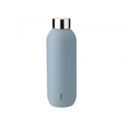 Vacuum Insulated Bottle 600ml Dusty Blue - Keep Cool - Stelton