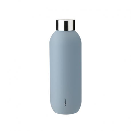 Vacuum Insulated Bottle 600ml Dusty Blue - Keep Cool - Stelton STELTON STT355-10