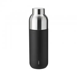 Vacuum Insulated Bottle 750ml Black - Keep Warm - Stelton