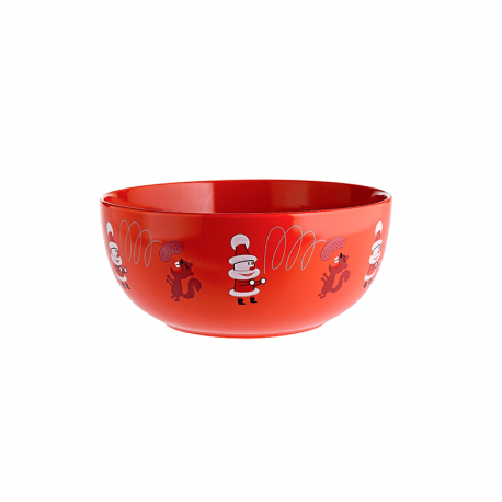 Bowl for Mixed Nuts Red - Get Nuts! - A Di Alessi A DI ALESSI AALEAMGI56R