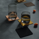 Set of 4 Coasters 10x10cm Amber - Soft Leather - Asa Selection ASA SELECTION ASA78573076