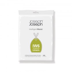 Sacos para Lixo Transparentes IW6 (20 Unidades) - Joseph Joseph