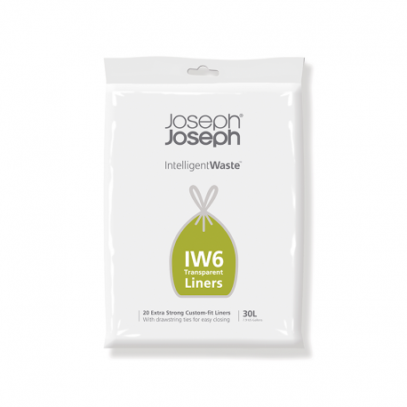 Bolsas de Basura Transparentes IW6 (Paquete de 20) - Joseph Joseph JOSEPH JOSEPH JJ30118