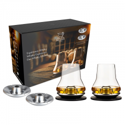 Coffret Set Duo Whisky + 2 Bases - Whisky Experience Transparente - Peugeot Saveurs