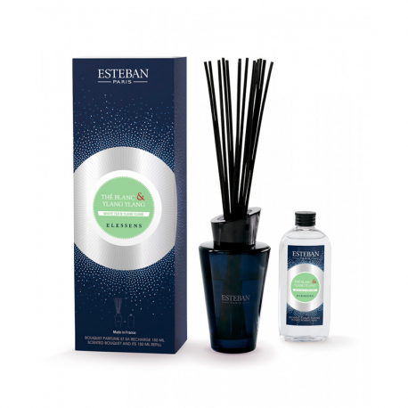 Ambientador e Recarga 150ml Chá Branco & Ylang-Ylang Azul - Esteban Parfums ESTEBAN PARFUMS ESTETY-002