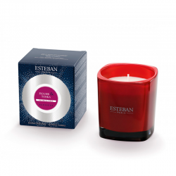 Scented Candle Fig Tree & Tonka - Elessens Red - Esteban Parfums