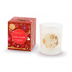 Scented Candle 170gr Blackcurrant Cherry White - Esteban Parfums
