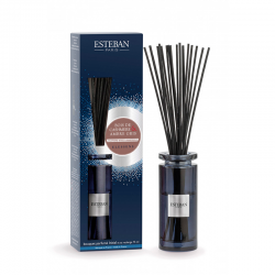Difusor Stick e Recarga 75ml Caxemira e Âmbar Cinza Azul - Esteban Parfums