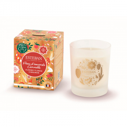 Scented Candle 170gr - Almond Flower Cinnamon - Esteban Parfums