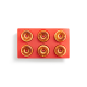 Molde para 6 Donuts Vermelho - Lekue LEKUE LK0620406R01M022