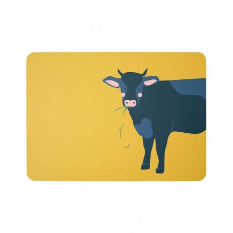 Placemat Cow Kerstin - Kids Yellow - Asa Selection ASA SELECTION ASA78838420