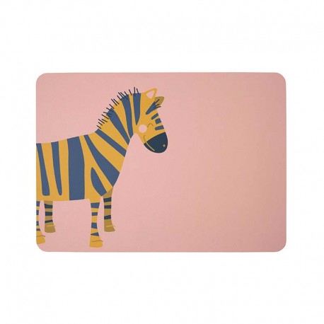 Placemat Zebra Zoe - Kids Pink - Asa Selection ASA SELECTION ASA78840420