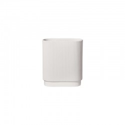 Vase 17cm Oval White - Artdeco - Asa Selection