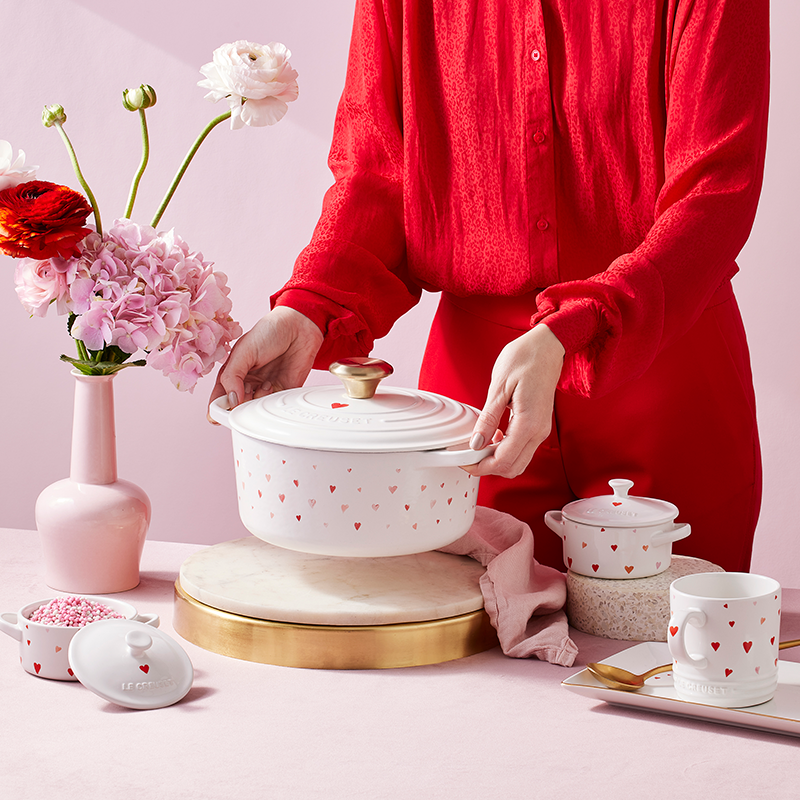 Le Creuset's L'Amour Cookware Collection Couldn't Be More Perfect for  Valentine's Day