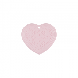 Salvamanteles Corazón Rosa - L'Amour - Le Creuset