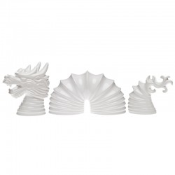 Dragão Decorativo Set - Dragon Branco Brilhante - Byfly