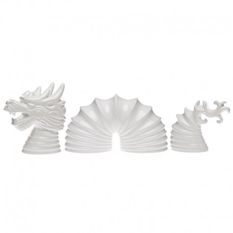 Dragão Decorativo Set - Dragon Branco Brilhante - Byfly BYFLY BY0042