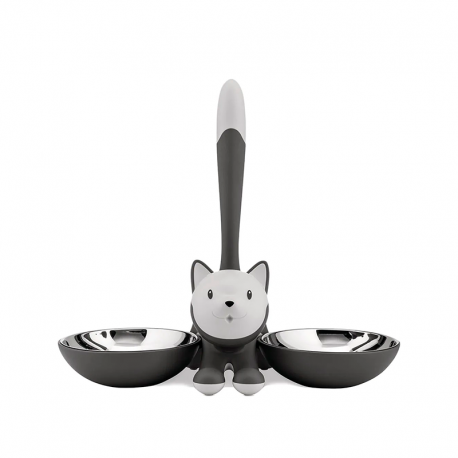 Cat Bowl Grey - Tigrito - A Di Alessi A DI ALESSI AALEAMMI09G