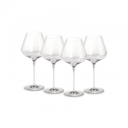 Set of 4 Red Wine Glasses Transparent - Le Creuset