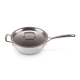 Non-Stick Chef's Pan with Lid 24cm Steel - Le Creuset LE CREUSET LC96201424001000