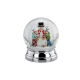 Globo de Nieve Muñeco de Nieve con Niños 12cm Plateado - Hermann Bauer HERMANN BAUER HB5331