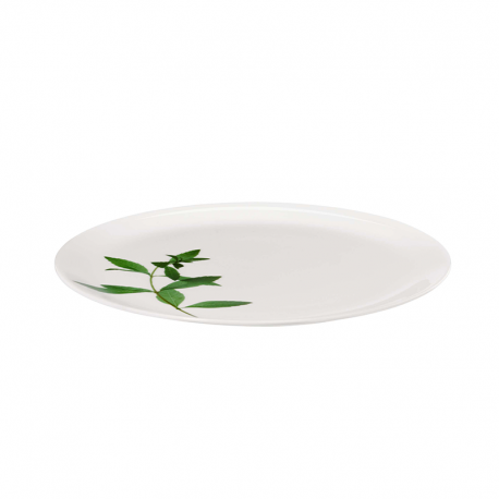 Plato de Cena Ø26,5cm - Leaves Blanco Y Verde - Asa Selection ASA SELECTION ASA1903313