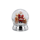 Snow Globe Santa Claus with Deer 12cm Silver - Hermann Bauer HERMANN BAUER HB5332